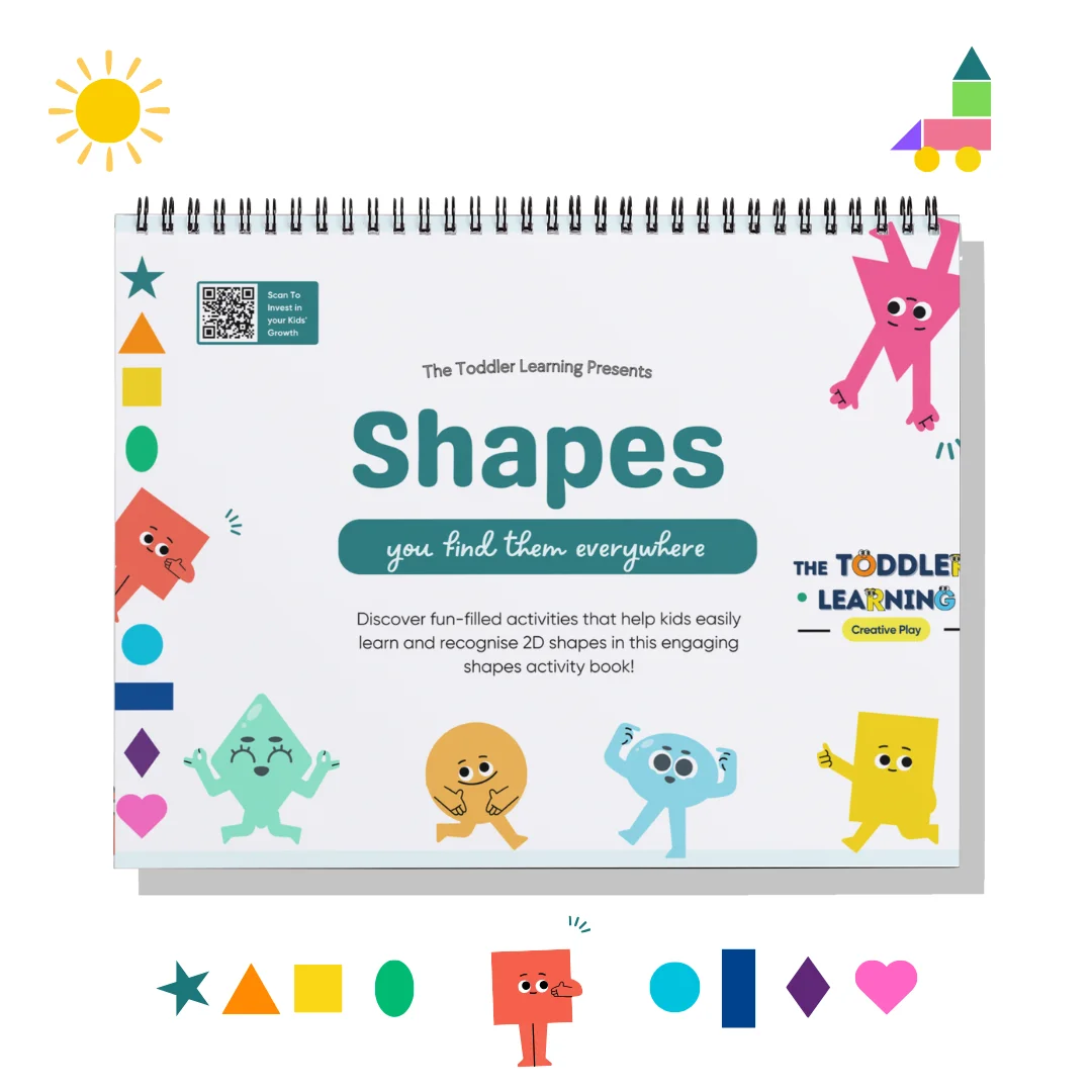 Shapes Activity Book Binder | Fun Shape Recognition for Toddlers