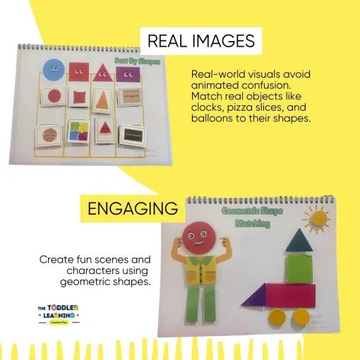 Shapes, Colors & Flashcard Learning Set with free marker - Image 2