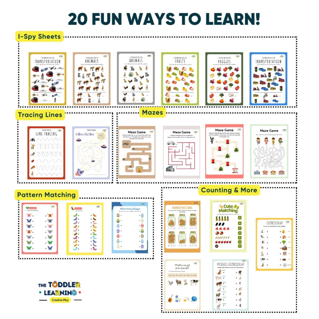 Complete Worksheet & Flashcard Learning Kit (with 4 Free Markers) - The ...