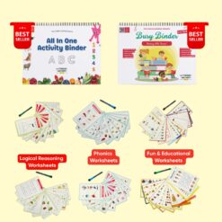 Mega Combo All Worksheets, Busy Binder & All-In-One with 4 free markers