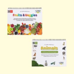 Fruits & Vegetables + Animals Activity Binder Combo