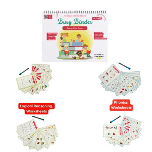 Busy Binder + Phonics & Logical Reasoning Worksheets