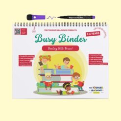 Premium Busy Binder – 18 Interactive, Reusable Activities (Ages 3–6) + Marker