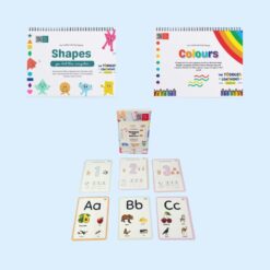 Shapes, Colors & Flashcard Learning Set with free marker