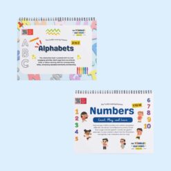 Alphabets and Numbers activity binders